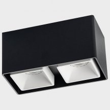 Точечный светильник Italline FASHION FX2 black + FASHION FXR white - 2шт.