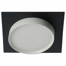 Светильник встраиваемый Feron DL506 потолочный GX53 черный + белый квадрат 51360