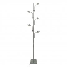 Торшер  ULM-T640 5x2W/3000K CHROME MULTICOLOR