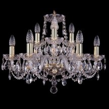 Элитная подвесная люстра Bohemia Ivele Crystal 1402 1402/6+3/195/G