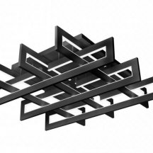 Потолочная люстра iLedex Stalker 9082-800*800-X 192W BK