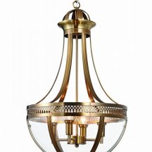 Подвесная люстра DeLight Collection Capitol KM0287P-6 antique brass