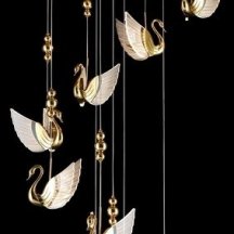 Подвесная светодиодная люстра Wertmark LETIZIA WE466.12.306