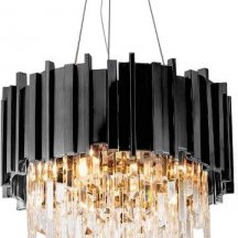 Подвесная люстра DeLight Collection Barclay A006-400 L4 br.dark nickel