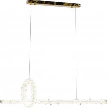 Подвесная люстра AM Group OVALE GD D1000+300