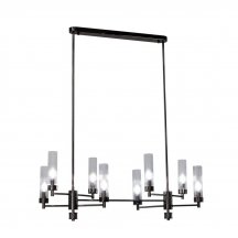 Потолочная люстра AM-Group INDIGO SPL8 PEARL BLACK