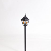 Наземный фонарь Oasis Light QUADRO M lead GLASS 79906MlgY Bl