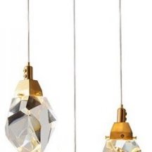 Подвесной светильник DeLight Collection Crystal rock II 9701P/3R brass