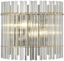 Настенный светильник Crystal Lux Aurelio AP2 Gold+Chrome/Transparent