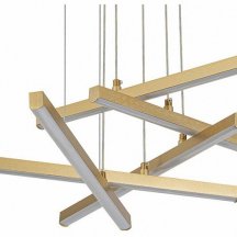 Люстра с пультом ДУ Indigo Paralleli 14017/5P Gold