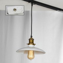 Трековый светильник однофазный Lussole LOFT Track Lights LSP-9605-TAW из Италии