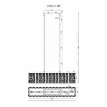Потолочная люстра Panorama L4688-91 MBK