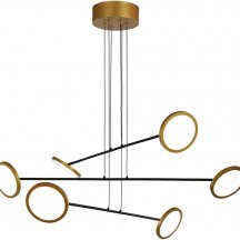 Подвесная люстра DeLight Collection MD19001002 MD19001002-6A black/gold