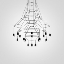 Подвесная люстра Imperiumloft Vibia Wireflow 40,1635