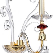 Бра Crystal Lux CATARINA CATARINA AP1 V2 GOLD/TRANSPARENT-COGNAC