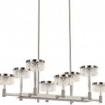 Подвесная люстра DeLight Collection Diamond cut MD21020075-8B satin nickel