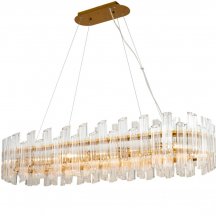 Подвесная люстра DeLight Collection Vittoria KG0769P-12L clear/ brass