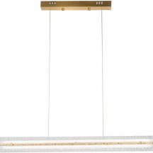 Подвесной светодиодный светильник Indigo Dualita 14018/1PL Brass V000088L