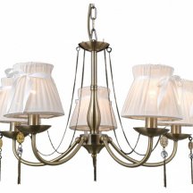 Китайская люстра Illumico IL0023 IL0023-5PSQ-24 AB CASTOR