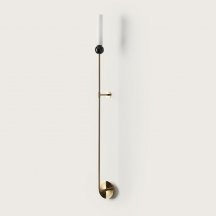 Бра Delie A1224/L Aged gold / Black marble