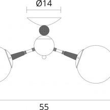 Потолочная люстра Arte Lamp Boston A4485PL-3BK
