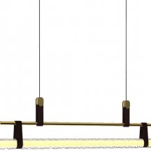 Подвесной светильник DeLight Collection 8501P 8501P/L brass/clear