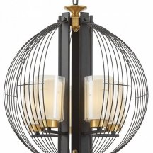 Подвесная люстра Lumina Deco Ponti LDP 1245-5 BK+MD