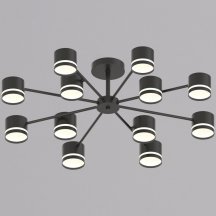 Потолочная люстра Reluce 89730-0.3-12 GX53 BK