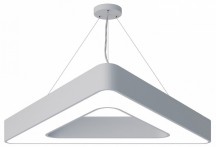 Подвесной светодиодный светильник Geometria ЭРА Delta SPO-154-W-40K-042 42Вт 4000К белый Б0050580