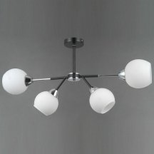 Потолочная люстра Illumico IL0715-4CSQ-24 BK CR LIBRA