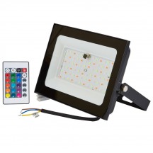 Прожектор уличный Uniel ULF-F60-50W/RGB IP65 200-240В BLACK N1