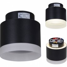 Накладной светильник Reluce Technical 53004 53004-9.5-001IL GX53+LED3W BK