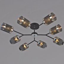 Потолочная люстра Reluce 01405-3.3-08B BK+CR