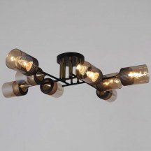 Потолочная люстра Reluce 48460-0.3-08 BK+COPPER