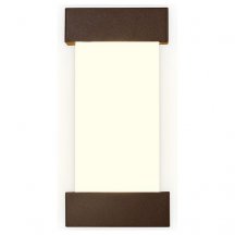 Современный настенный светильник Ambrella light Wall 4 FW205 SCF/FR кофе песок/матовый LED 4200K 10W 230*120*35