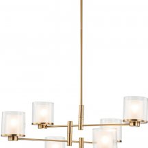 Подвесная люстра Indigo Bilancia 13023/6R Brass V000352