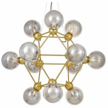 Подвесная люстра Lumina Deco Zodiak LDP 160N-12 MD+GY