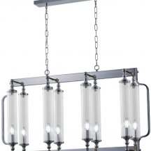 Подвесная люстра Crystal Lux TOMAS SP8 L1000 CHROME