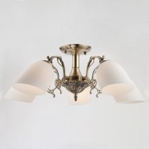 Люстра для натяжного потолка Eurosvet 22010 22010/5 античная бронза