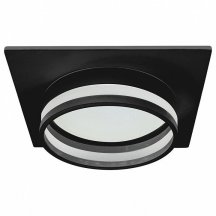 Светильник встраиваемый Feron DL503 LUNA потолочный GX53 черный квадрат 51092