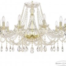 Люстра для натяжных потолков Bohemia Ivele Crystal 107 107/10/300 G