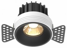 Точечный светильник Maytoni Round DL058-12W2.7K-TRS-B