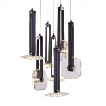 Подвесной светильник DeLight Collection OD2553 OD2553-7 black/clear