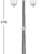 Наземный фонарь Oasis Light PORTO 86108A Gb