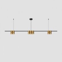 Подвесной светильник Denkirs Orbit DK4063-BK+SG