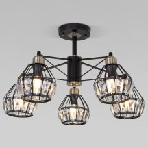 Потолочная люстра Eurosvet Lord 70075/5 черный