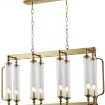 Подвесная люстра Crystal Lux TOMAS SP8 L1000 BRASS