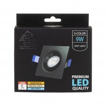 Точечный светильник LEON LE-SPS-BL-9W 3000K & 4000К & 6500K