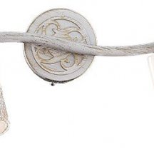 Настенно-потолочный светильник Eurosvet 20025/2 белый с золотом