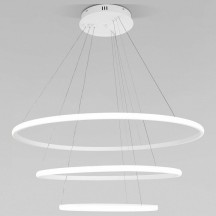 Подвесной светодиодный светильник Eurosvet Collars 90264/3 белый